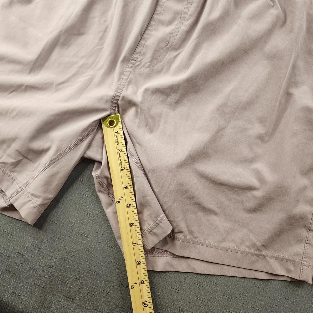 Rhone Mako Shorts Mens XL Pink Navy Blue Lined Athletic Gym Training 7